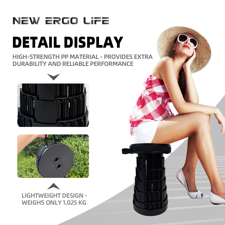 Portable Collapsible Stool - New Ergo Life